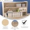 Flash Furniture Bright Beginnings Commercial Extra W 3 Shelf Wooden Classroom Open Storage Unit, Natural MK-ME088029-GG - alternate 6